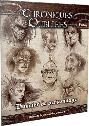 Chroniques Oubliées Dossiers De Personnage Rigide (10 Pages)