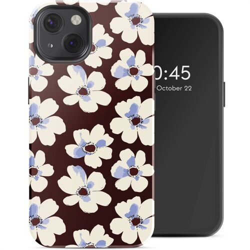 Selencia Coque Arrière Vivid Avec Magsafe Iphone 13 Choco Flower Pop