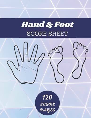 Hand And Foot Score Book: Canasta Scoring Sheets | Size 8.5 X 11 | 120 Pages