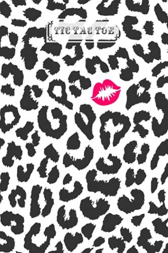 Tic Tac Toe: Leopard Print Tic Tac Toe, Games Fun Activities For Kids / Paper & Pencil Workbook For Games, Smart Gifts For Family, 100 Pages, Size 6" X 9" By Otto Adler