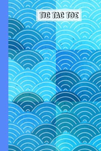 Tic Tac Toe: Sea Watercolor Tic Tac Toe, Games Fun Activities For Kids / Paper & Pencil Workbook For Games, Smart Gifts For Family, 100 Pages, Size 6" X 9" By Andrej Jacob