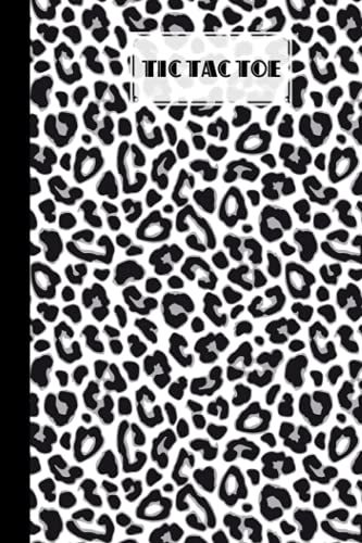 Tic Tac Toe: White Leopard Tic Tac Toe, Games Fun Activities For Kids / Paper & Pencil Workbook For Games, Smart Gifts For Family, 100 Pages, Size 6" X 9" By Rico Romer