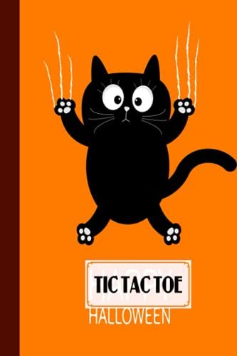 Tic Tac Toe: Games Fun Activities For Kids With Black Cats Cover Design | 100 Pages, Size 6" X 9" By Tamara Bertram