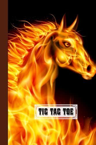 Tic Tac Toe: Horses Tic Tac Toe, Games Fun Activities For Kids / Paper & Pencil Workbook For Games, Smart Gifts For Family, 100 Pages, Size 6" X 9" By Anton Busse
