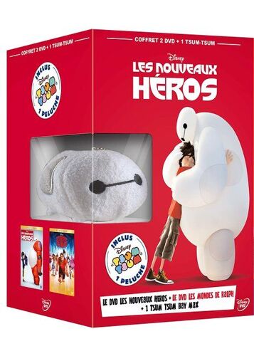 Les Nouveaux Héros + Les Mondes De Ralph - + 1 Peluche Tsum Tsum De Baymax