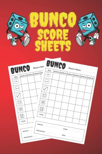 Bunco Score Sheets: Dice Game Book | Score Pads