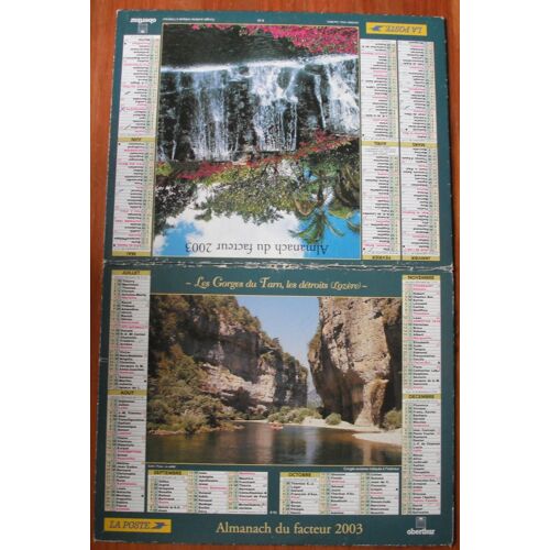 Calendrier - Almanach Du Facteur 2003 - Cher
