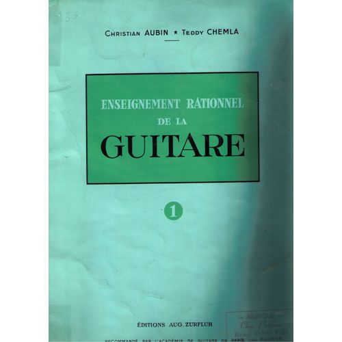 Enseignement Rationnel De La Guitare 
