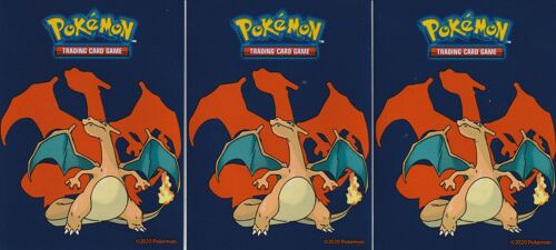 3 Protèges Carte Pokemon (Sleeve) - Ultra-Pro - Dracaufeu