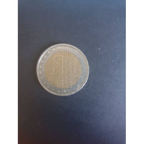 Piece De 2 Euro Rare De La Reine Beatrix Année 2001