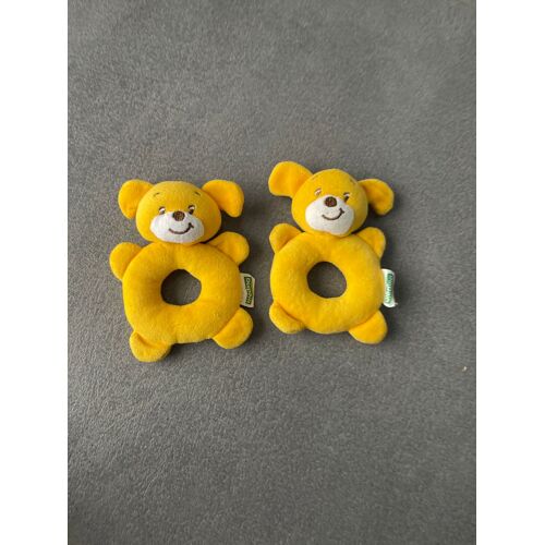 Doudou Peluche Ours Orange Bledina