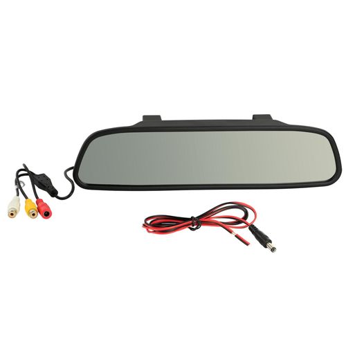 Ecran retroviseur 4.3 pouces avec deux entrees video