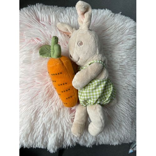 Doudou Peluche Lapin Carotte Ikea Grelot 