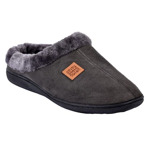Pantoufle Suedine Mbs02103 Gris