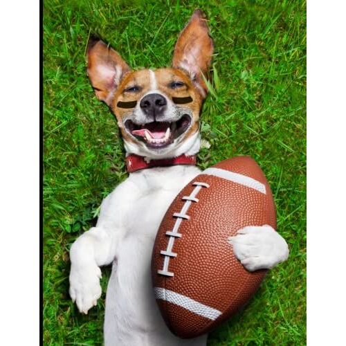 Football Notebook: Football Notebook For Boys Girls Coaches - Funny Dog Notebook Gift