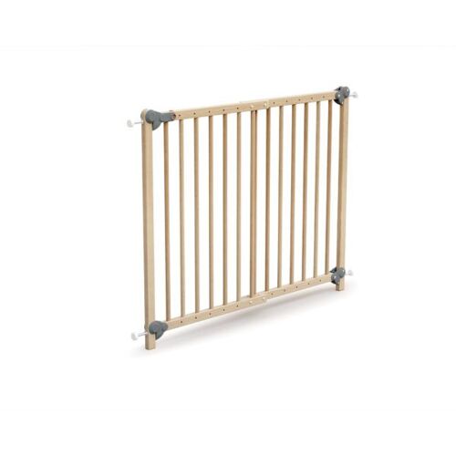Barrière De Sécurité Extensible Webaby Hêtre Verni & Gris