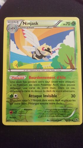 Ninjask Reverse 10/108 Ciel Rugissant 70pv Fr