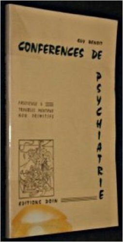 Conference De Psychiatrie Tome 1