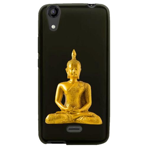 Coque souple pour LG Bello II avec impression Motifs bouddha or