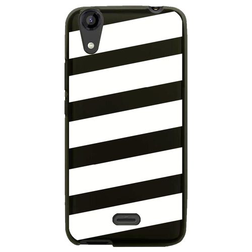 Coque Souple Pour Lg Bello Ii Avec Impression Motifs Bandes Blanches