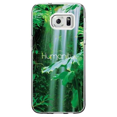 Coque rigide transparente pour Samsung Galaxy S7-Edge avec impression Motifs Hum