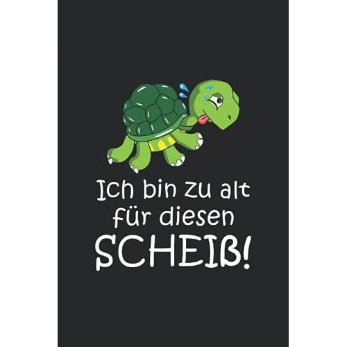 Ich Bin Zu Alt Für Diesen Scheiß: Marathon Notizbuch Tagebuch | Din A5 | Liniert | 120 Seiten