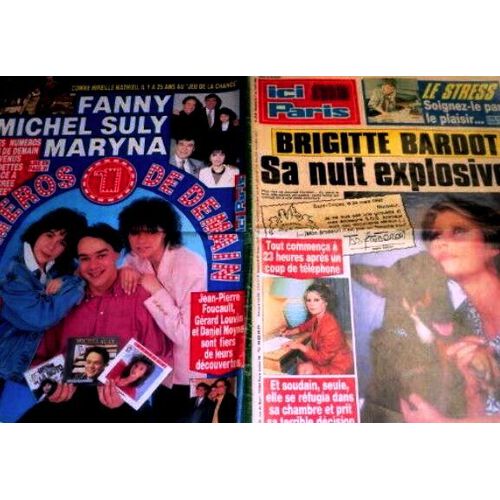 Ici Paris 2439 1992 Bardot/Jp Aumont/Louis Velle/Noah/Vincent Perrot/Lahaye/Cheryl/Fanny/Michel Suly/Maryna