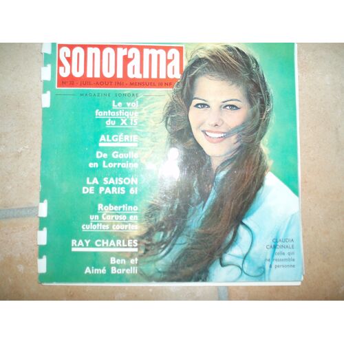 Sonorama N°32 De Juillet Aout 1961.