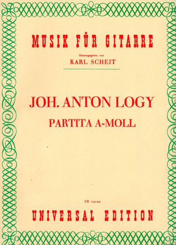 Musik Für Gitarre Partita A-Moll
