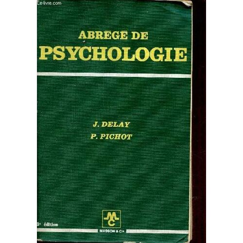 Abrégé De Psychologie - 3e Édition (3e Tirage).