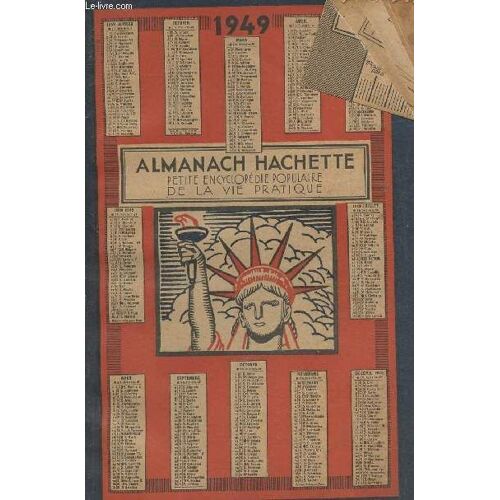 Almanach Hachette- Petite Encyclopédie Populaire De La Vie Pratique