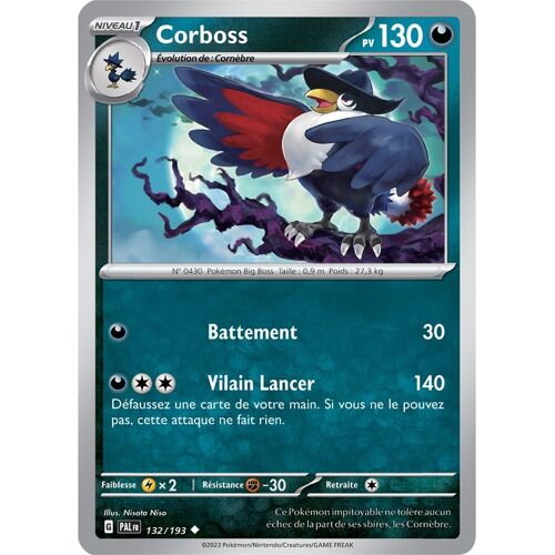 Corboss - 132/193 - Evolutions À Paldea