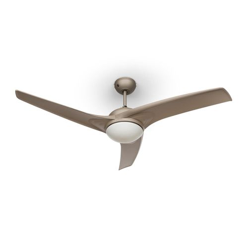 Klarstein Figo Ventilateur De Plafond 52 ""55w Plafonnier 2x43w Télécommande Titane