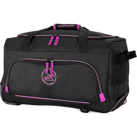 Sac de Voyage à roulettes 50x29x28 cm (36 litres) Noir Fushia