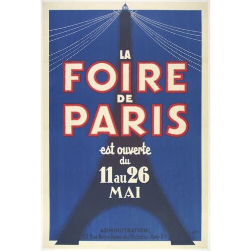 Affiche La Foire De Paris 11 Au 26 Mai 