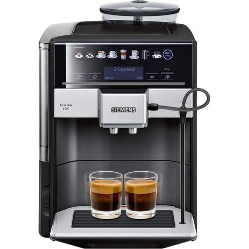 Siemens EQ.6 plus s500 TE655319RW - Machine à café automatique avec mousseur à lait - 19 bar - noir