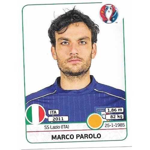 Vignette Panini Euro 2016 N°508 : Marco Parolo