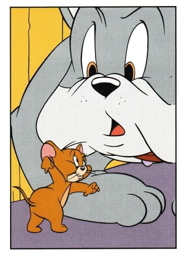 N° 123 - Stickers Image Panini Les Aventures De Tom Et Jerry