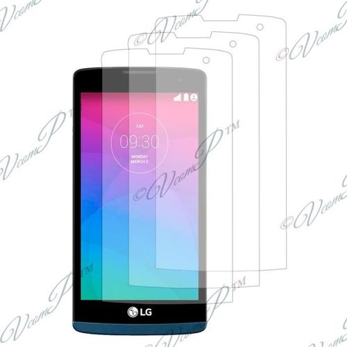 Wofalo® Lg Leon 4g Lte H340n: Lot 3 Films De Protection D'écran Clear Transparent