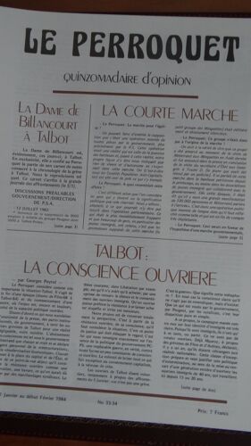 Le Perroquet N°33-34