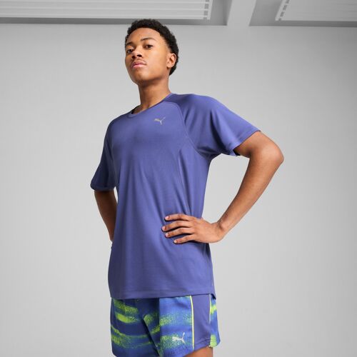 Puma T-Shirt De Running Velocity Homme, Vêtements, Bleu Crystal, Xs