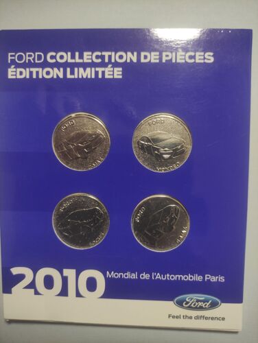 Piéces Monnaies Ford 2010 Édition Limitée 4 Pièces