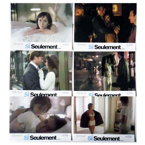 Si Seulement (If Only): Jeu De 6 Photos D'exploitation Cinématographique - Format 21x27,5 Cm - De Gil Junger Avec Jennifer Love Hewitt, Paul Nicholls, Lucy Davenport, Tom Wilkinson - 2004