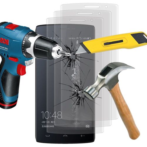 Lot / Pack De 3 Films Verre Trempé Pour Doogee Homtom Ht7/ Ht7 Pro Protection D'écran