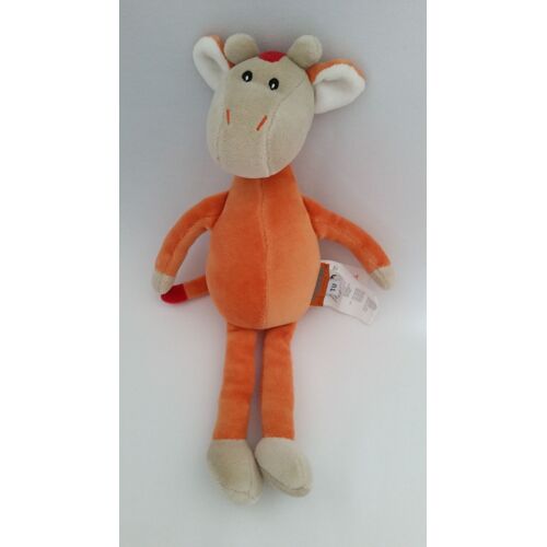 Doudou  Vache Girafe Marèse Orange Rouge Beige /Crème /Écru Jouet Bebe Naissance Peluche Éveil Enfant Blanket Comforter Soft Toys Plush 29 Cm