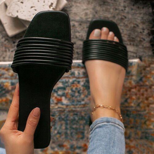 Tongs Strass Pour Femmes, Pantoufles , Chaussures Pour Dames,