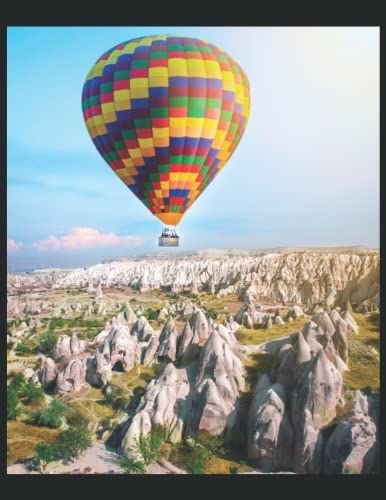 Hot Air Balloon Composition Notebook - College Ruled 120 Pages - Large 8.5 X 11: Hot Air Balloon Is Great For Writing Your Thoughts And Is Very ... Yourself Journal That You Can Use Anywhere