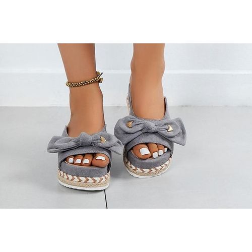 Tongs Tissées Semellespaisses Pour Femmes, Pantoufles Talons Hauts En Pu, Nouvelle Mode