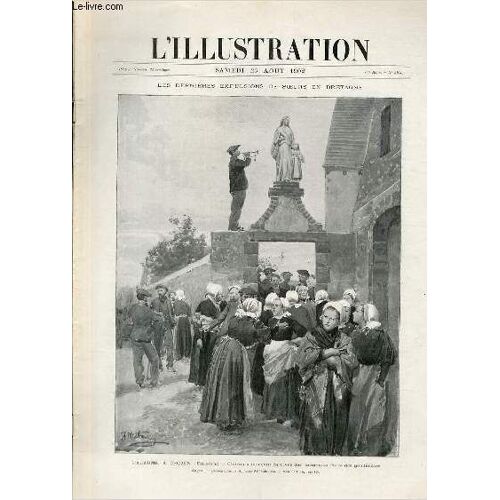L'illustration Journal Universel N° 3104 - Gravures: Les Dernieres Expulsions De Soeurs En Bretagne, L'alarme À Crozon (Finistere), Clairon Annonçant L'arrivée Des Commissaires Et Des ...