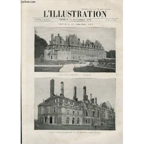 L'illustration Journal Universel N° 3116 - Gravures: L'incendie Du Chateau D'eu - Les Fourrures De Mme Humbert À L'hotel Des Ventes - Le Choléra En Chine, Une Procession Rogatoire Dans La ...